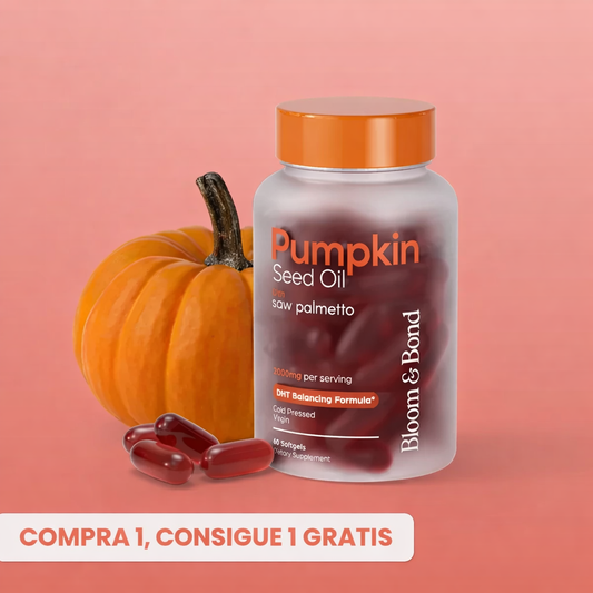 Cápsulas blandas de aceite de calabaza